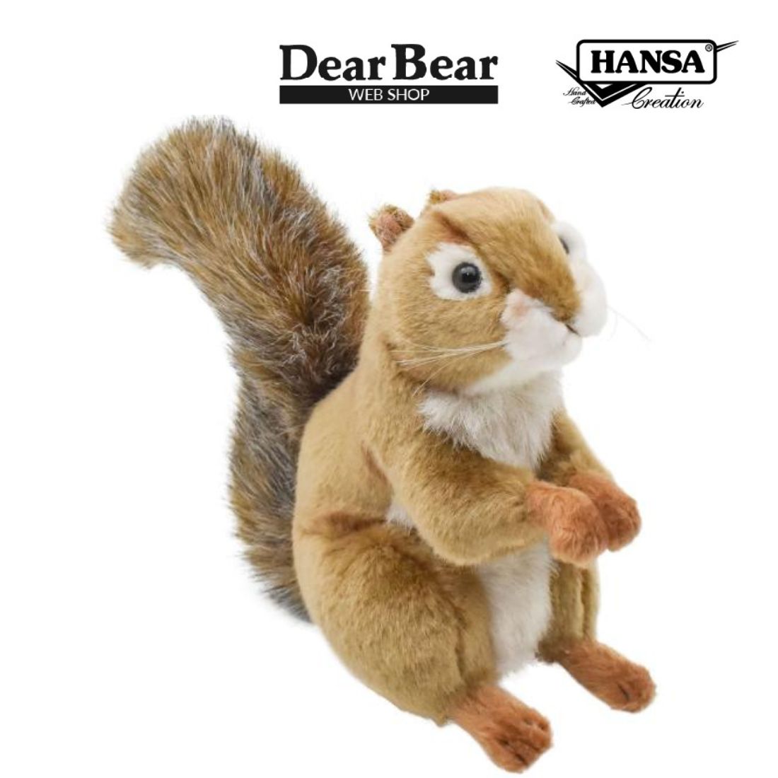 HANSA BH3395 アカリス りす 栗鼠 ぬいぐるみ リアル : Dear Bear WEB