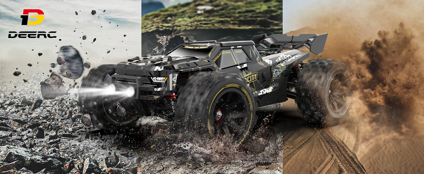 DEERC ラジコンカー オフロード 高速 1/14 独立懸架 ブラシレス