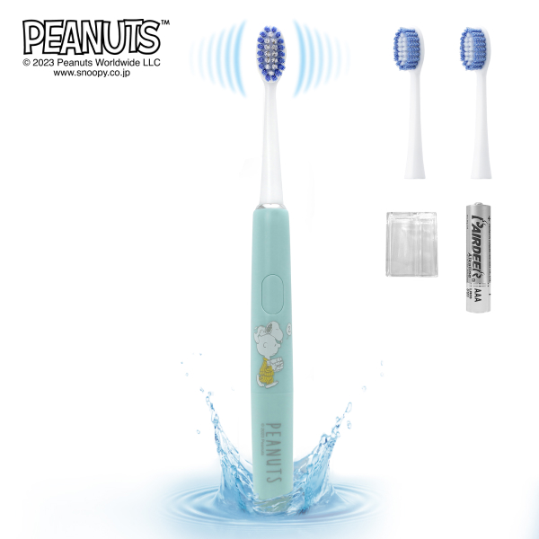 ドリテック 電動歯ブラシ ピーナッツデザイン 音波式 防水 タイマー