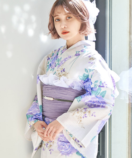 Dita（ディータ） レディース 浴衣 セット 簡単（ゆかた・しわ兵児帯