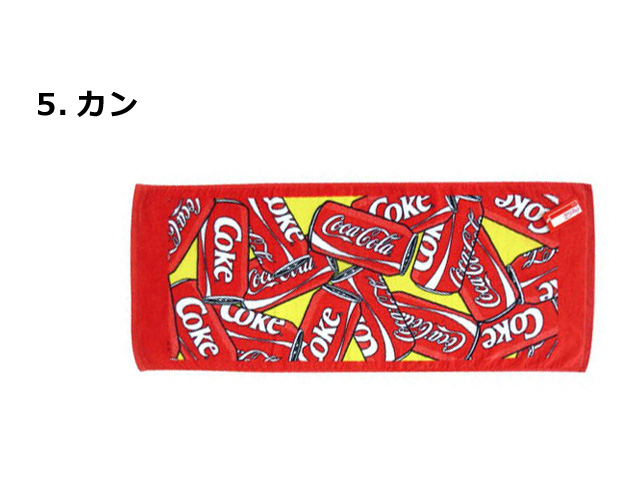 Coca Cola（コカコーラ） フェイスタオル タオル 約34cm×約80cm コーラ