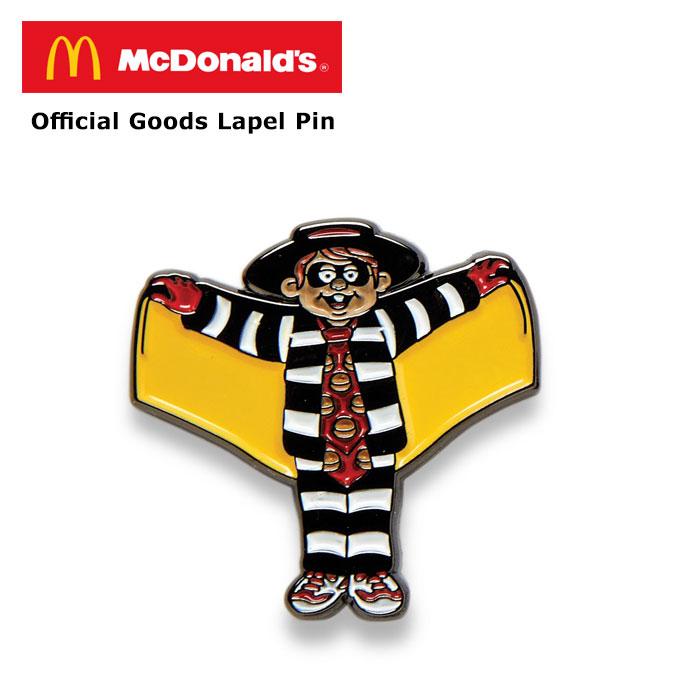 マクドナルド オフィシャルグッズ ピン ハンバーグラー キャラ