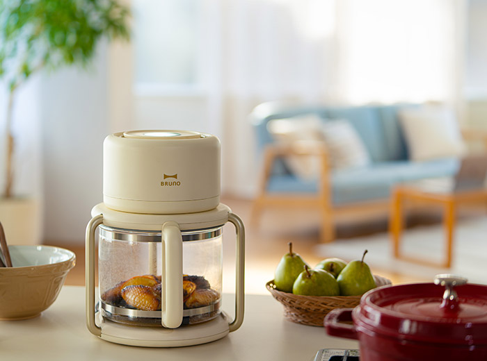 BRUNO（ブルーノ） ガラスエアフライヤー BOE122-IV 家庭用 ノン