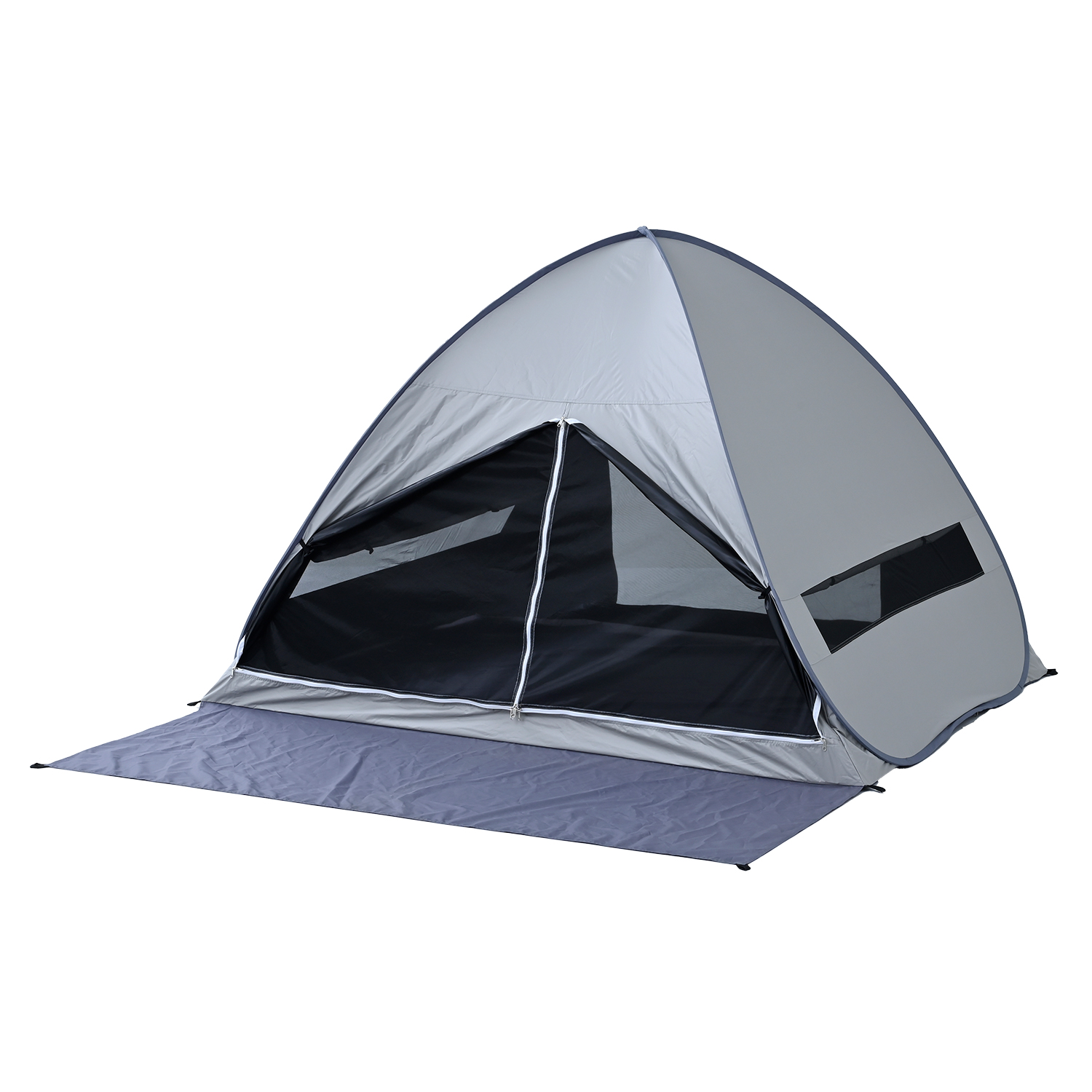 山善（YAMAZEN） ワンタッチテント フルクローズ 遮光率99.99％以上 4