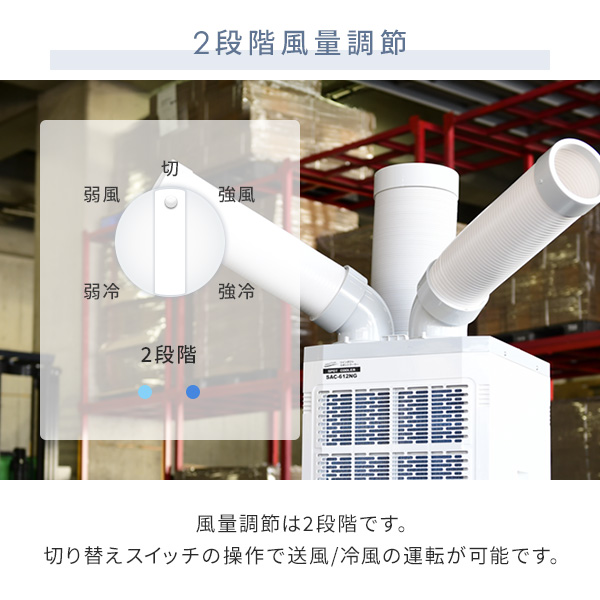 山善（YAMAZEN） スポットクーラー 業務用 スポットエアコン 単相100V