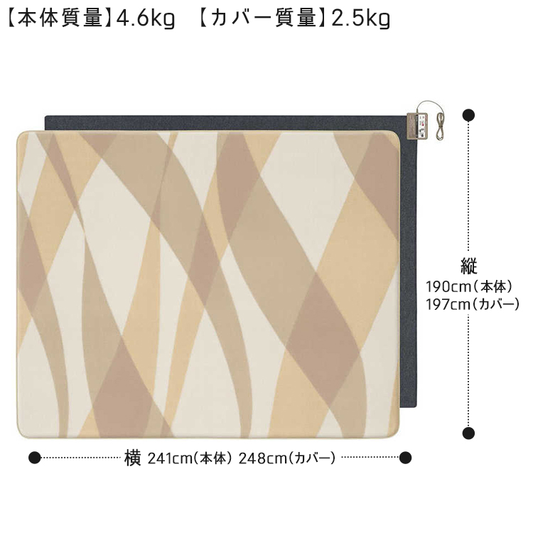 Panasonic（パナソニック） 着せ替えカーペット セットタイプ 畳数3畳