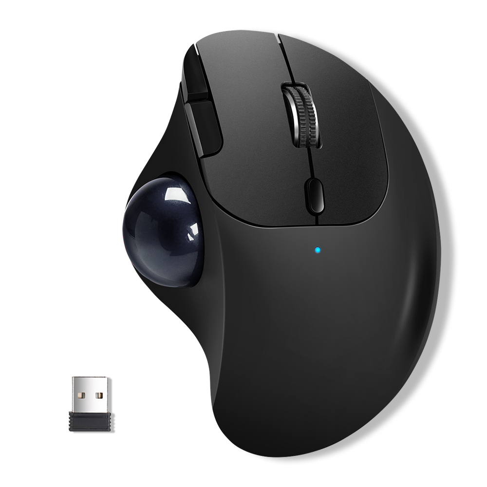 トラックボール ワイヤレスマウス 3台同時接続 Bluetooth+2.4GHz