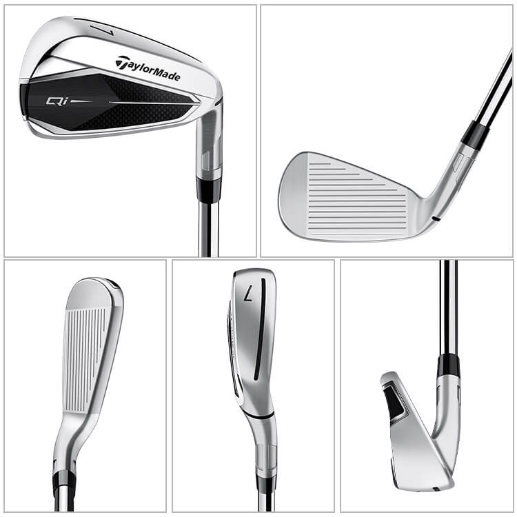 TaylorMade（テーラーメイド） Qi アイアン5本セット(#6-PW) メンズ 右