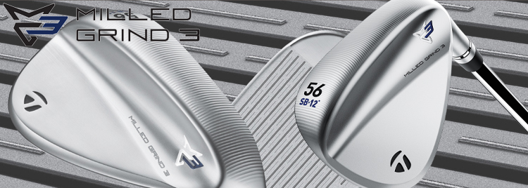 TaylorMade（テーラーメイド） ミルドグラインド 3 軟鉄 クローム