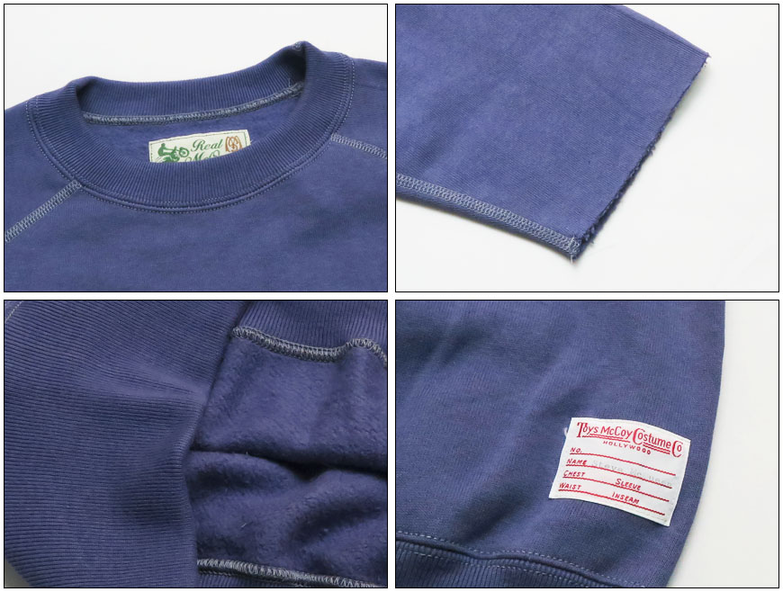 TOYS McCOY（トイズマッコイ） 七分袖 スウェット スティーブ