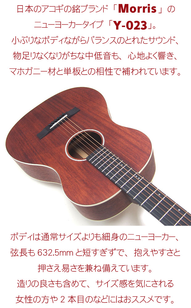 Morris モーリス アコースティックギター Y-023 MH アコギ