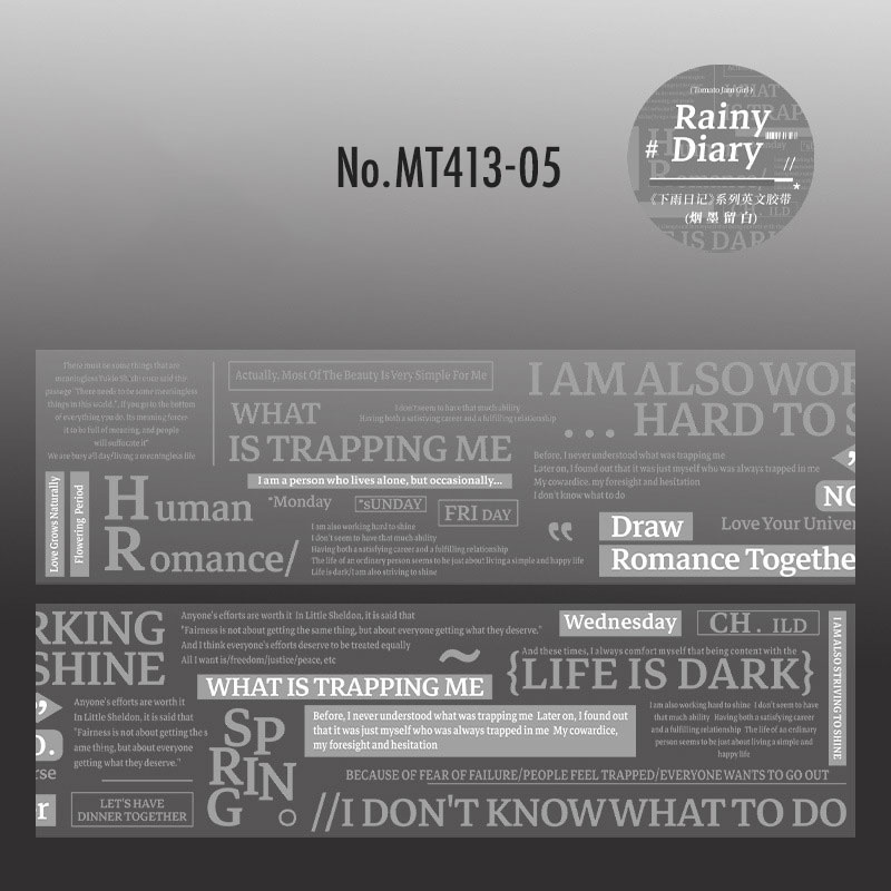 コラージュ 素材 マスキングテープ マステ 英字 英文 フレーズ