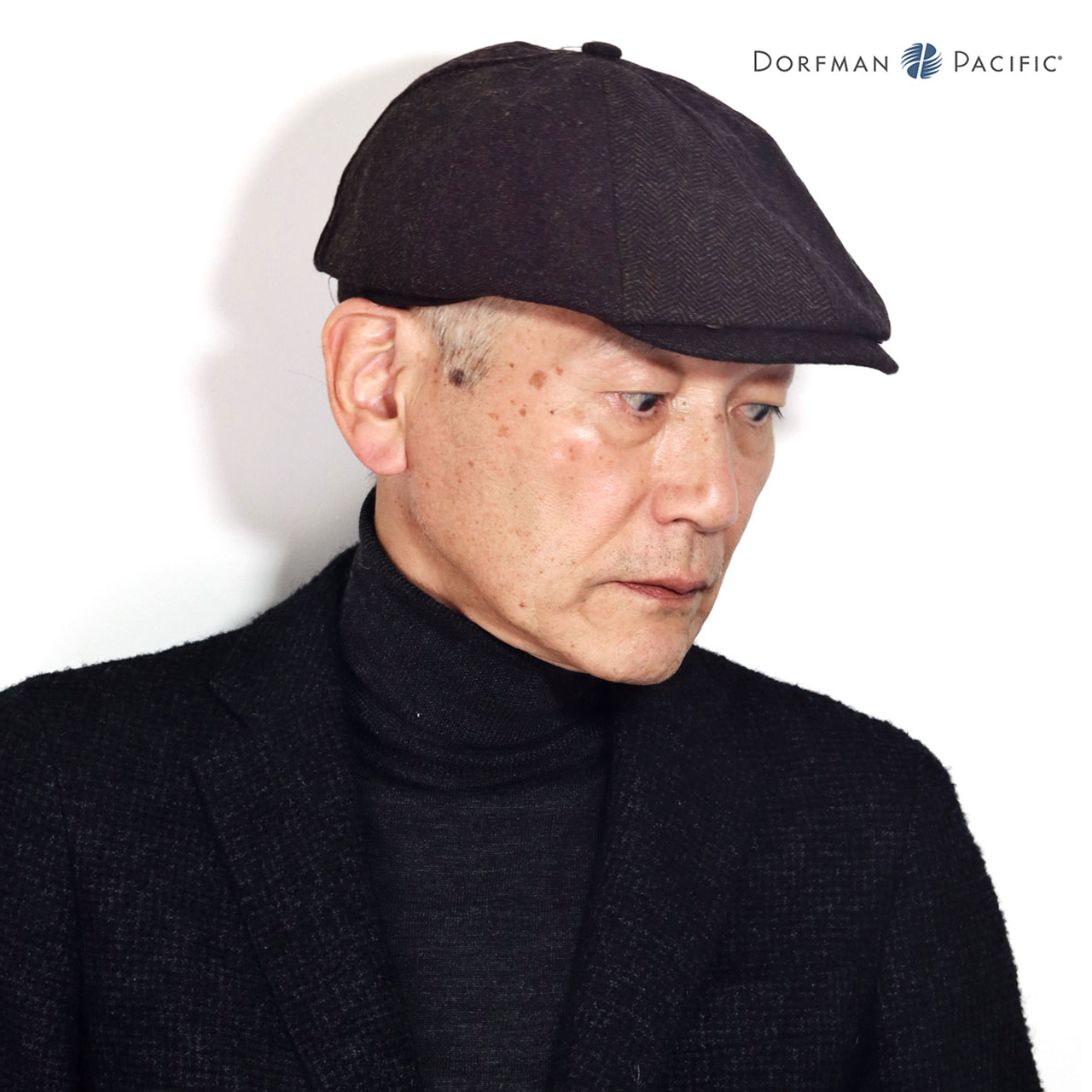 ツイード ハンチング メンズ 紳士 帽子 キャスケット ウール キャス