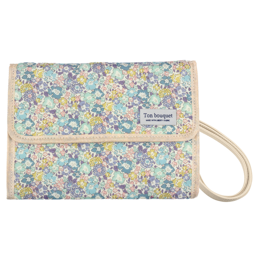 爆買 マルチケース 通帳 母子手帳ケース ジャバラ ショルダー紐付き