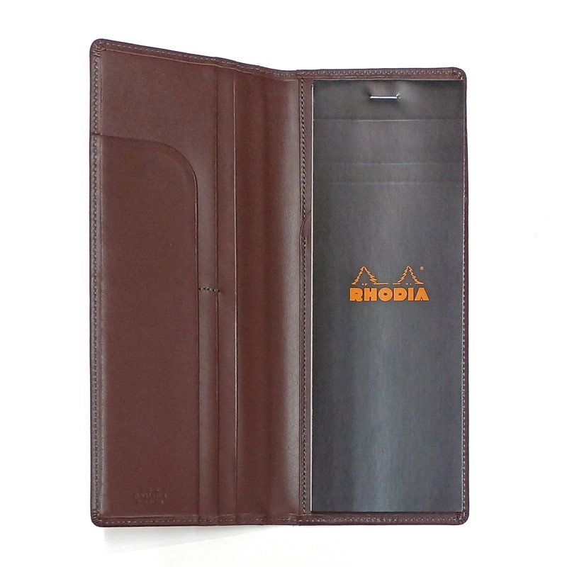 NAGASAWAオリジナル A5ハーフマルチジャケット ブラウン 本革 メモ