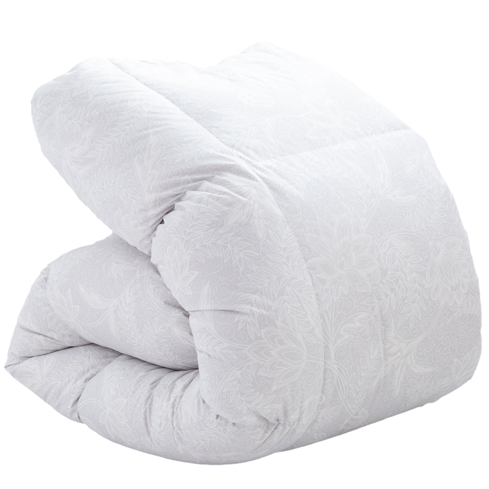 マザーグース 羽毛布団 洗える シングル ランドリッシュ ホワイト