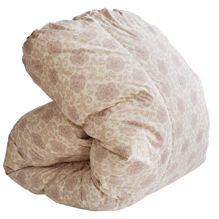 マザーグース 羽毛布団 シングル 布団カバー付 マザーホワイトグース