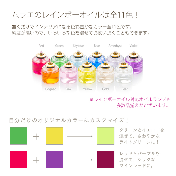 ムラエ オイルランプ用 燃料 OL-2000 レインボーオイル 2L×6本入 1
