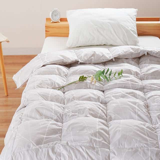 ロマンス小杉 ダウンケット 羽毛肌掛け布団 シングル カナダ産グース