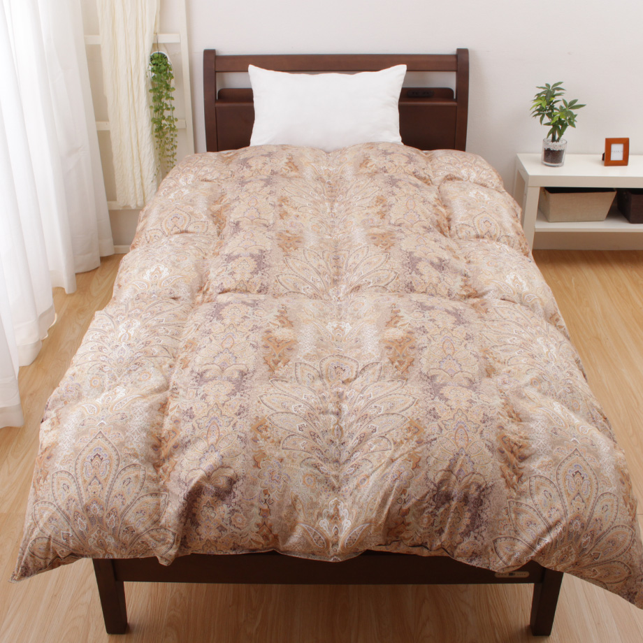 昭和西川 羽毛布団 シングル ホワイトグースダウン90％ 昭和 西川 日本