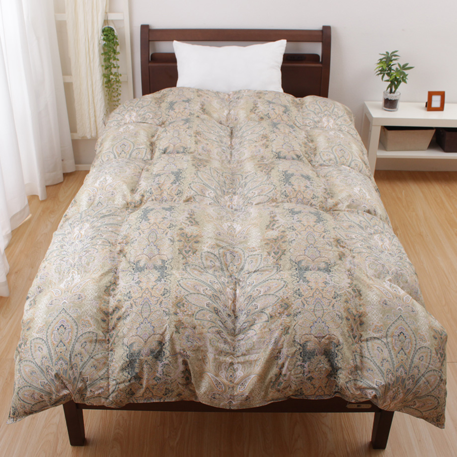 昭和西川 羽毛布団 シングル ホワイトグースダウン90％ 昭和 西川 日本