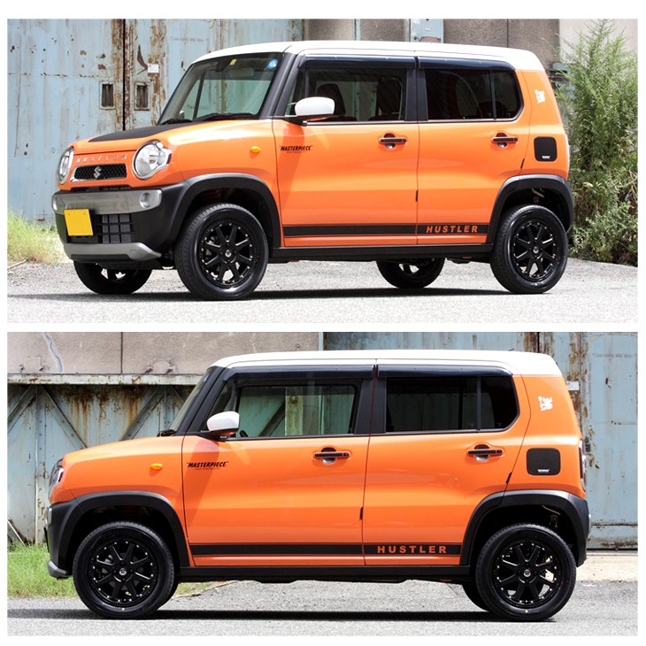 MR31S/MR41S ハスラー ワンサイズアップ リフトアップ サスペンション