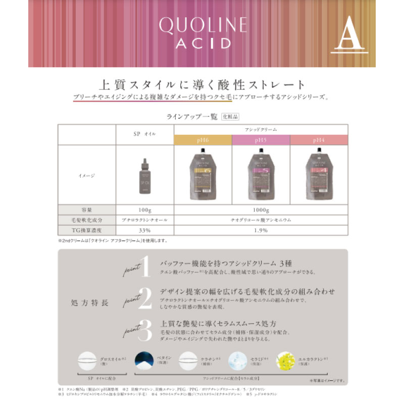 クオライン □2個セット□ アリミノ アシッド SP オイル 100g