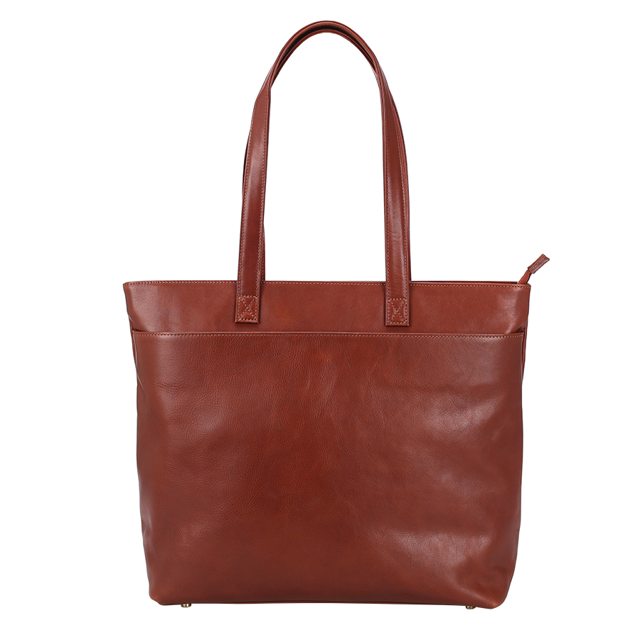 トートバッグ メンズ ビジネス 革 本革 日本製 ブランド ヌメ革 縦長