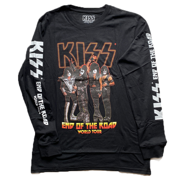 KISS キッス ロングスリーブ Tシャツ キス ステージ ロンT END OF THE