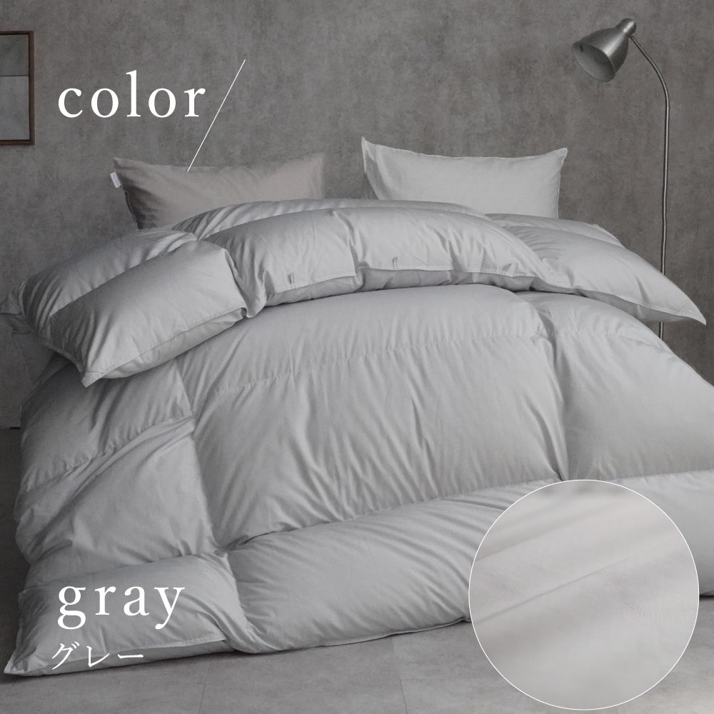 ロマンス小杉 爆買 羽毛布団 洗える シングル ムラードホワイトダウン