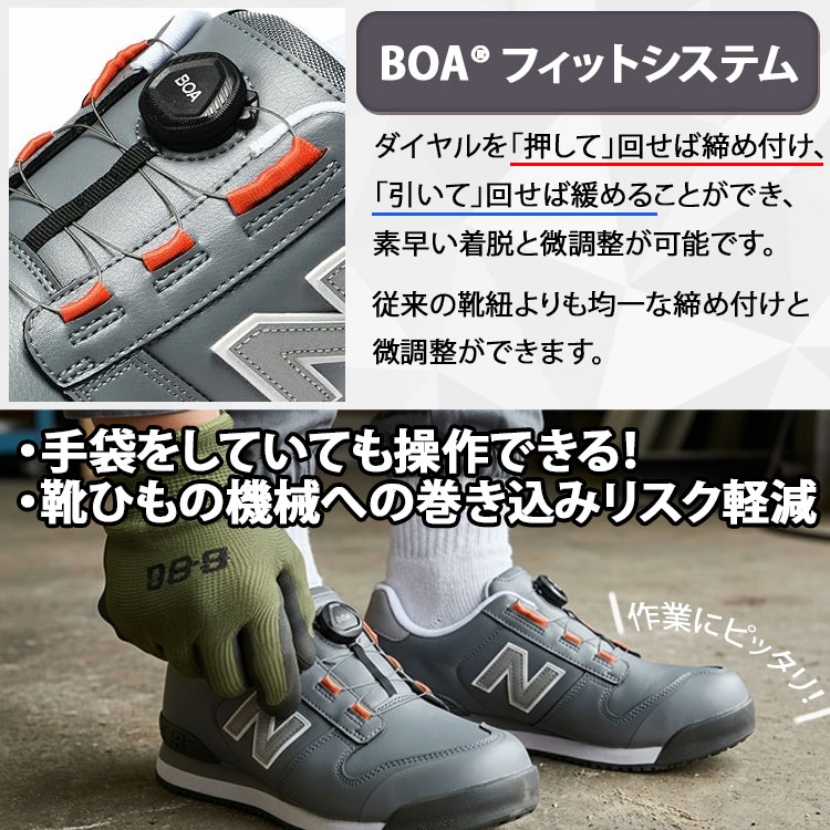 New Balance（ニューバランス） 安全靴 BOA BOSTON ボストン 118 218