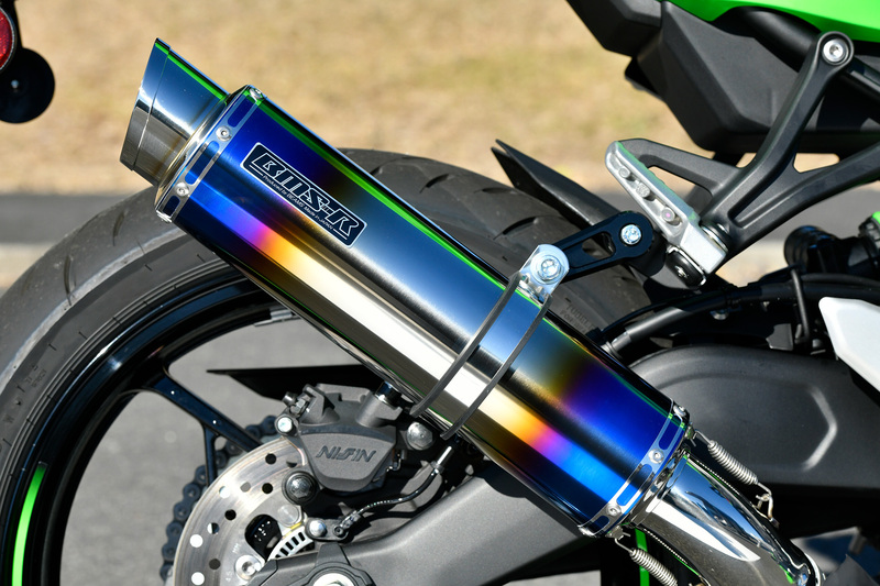 BEAMS G436-54-P1J ZX25R SE 8BK-ZX250H スリップオン R-EVO2 ヒート