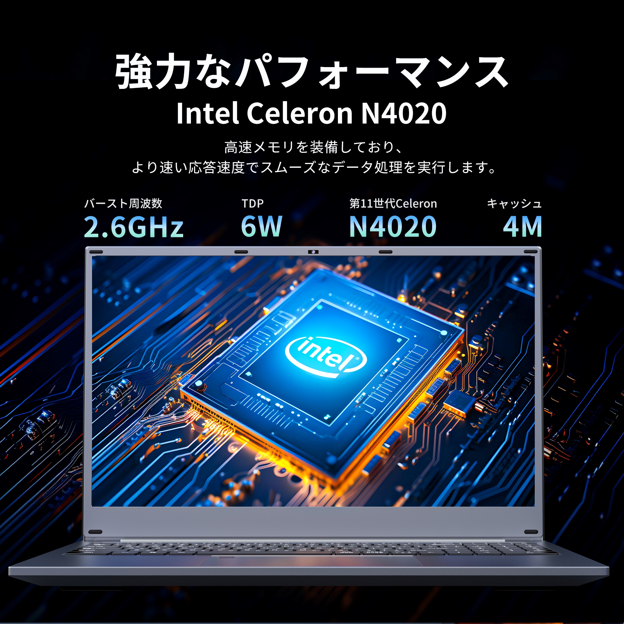 VETESA 新品ノートパソコン Win11搭載 Office Pentium Gold 6500Y