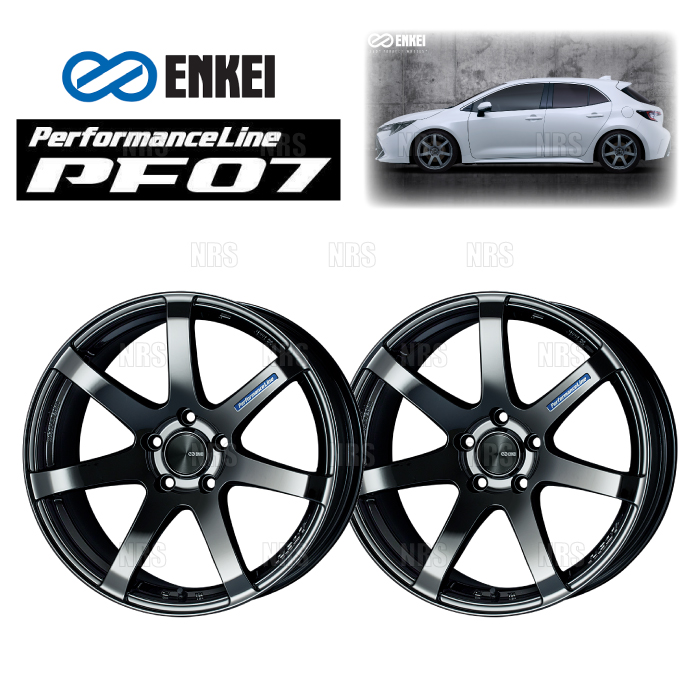 ENKEI（エンケイ） PF07 (SBK/リアフェイス) 9.0J x 18インチ +40