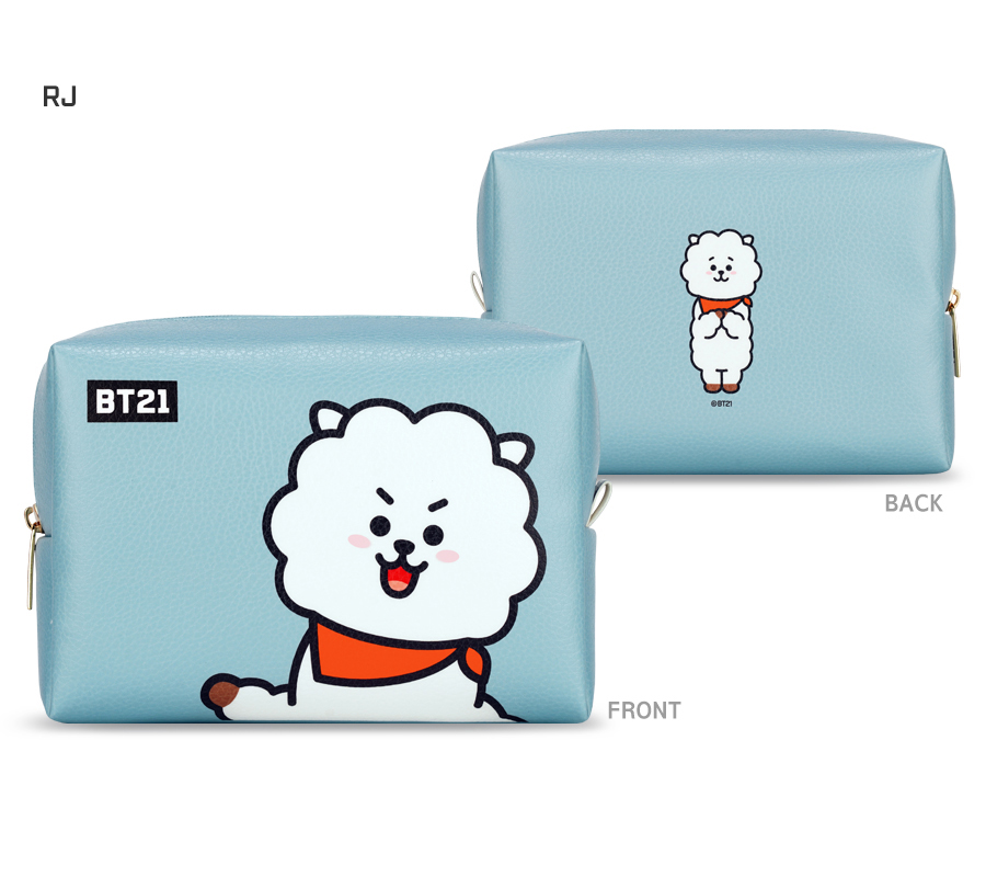 BT21 BT21 PU SQUARE POUCH LARGE【送料無料】 BTS公式 韓国 K-POP