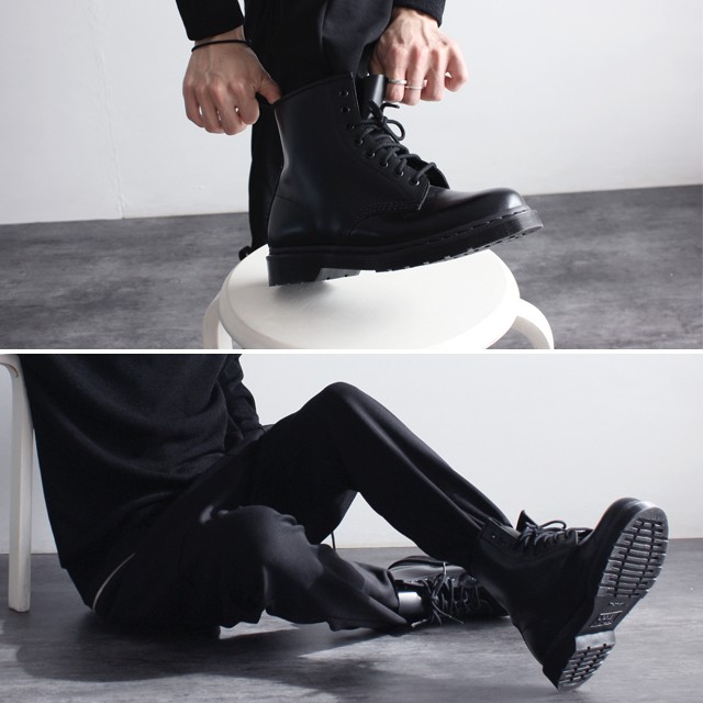 Dr martens ドクターマーチン ブーツ メンズ ラバーソール モード系