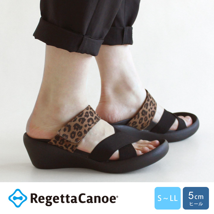 リゲッタカヌー RegettaCanoe CJLW-5535 ウェッジサンダル クロス