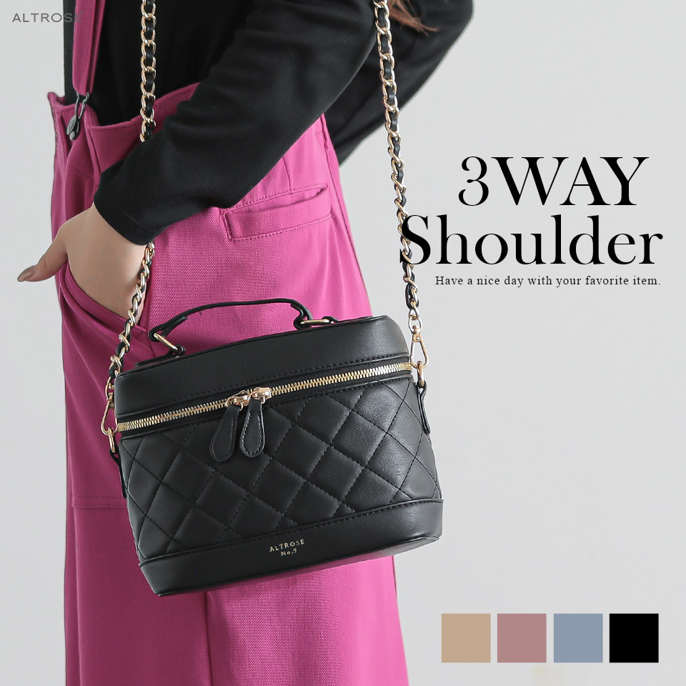 キルティング バニティ バッグ チェーン ショルダーバッグ ショルダー