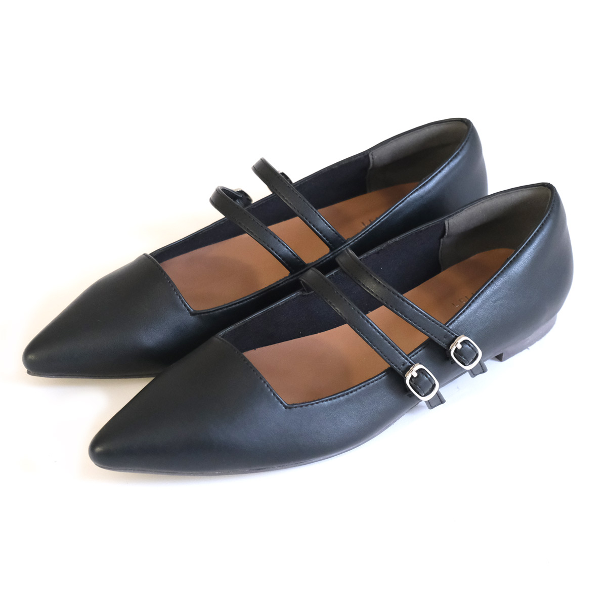 AmiAmi（アミアミ） パンプス レディース ストラップ フラットシューズ