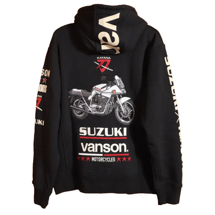 VANSON（バンソン） VANSON SUZUKI KATANA フルZIP パーカー SMV-2505