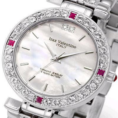 Izax Valentino天然ダイヤ時計 女性・男性 ☆IVL9100(女性用