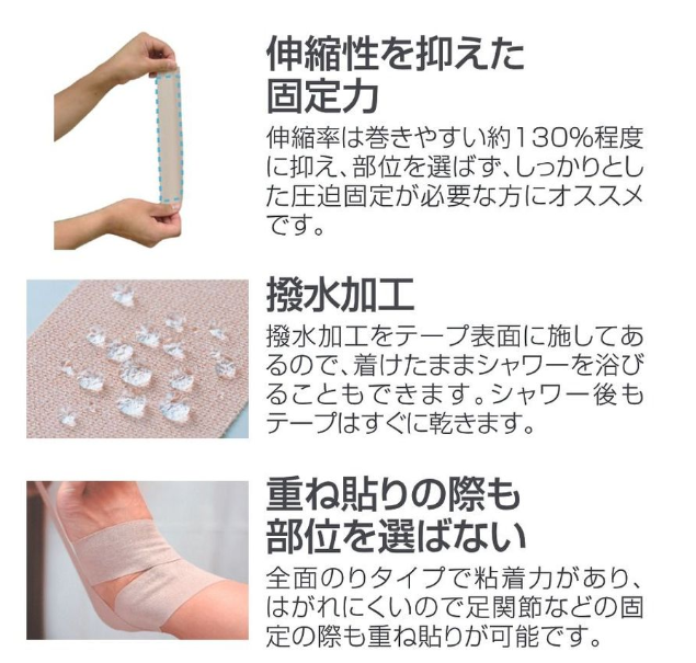 ダイヤ工業(DAIYA) bonbone 業務用 アクションテックス- 伸縮性粘着