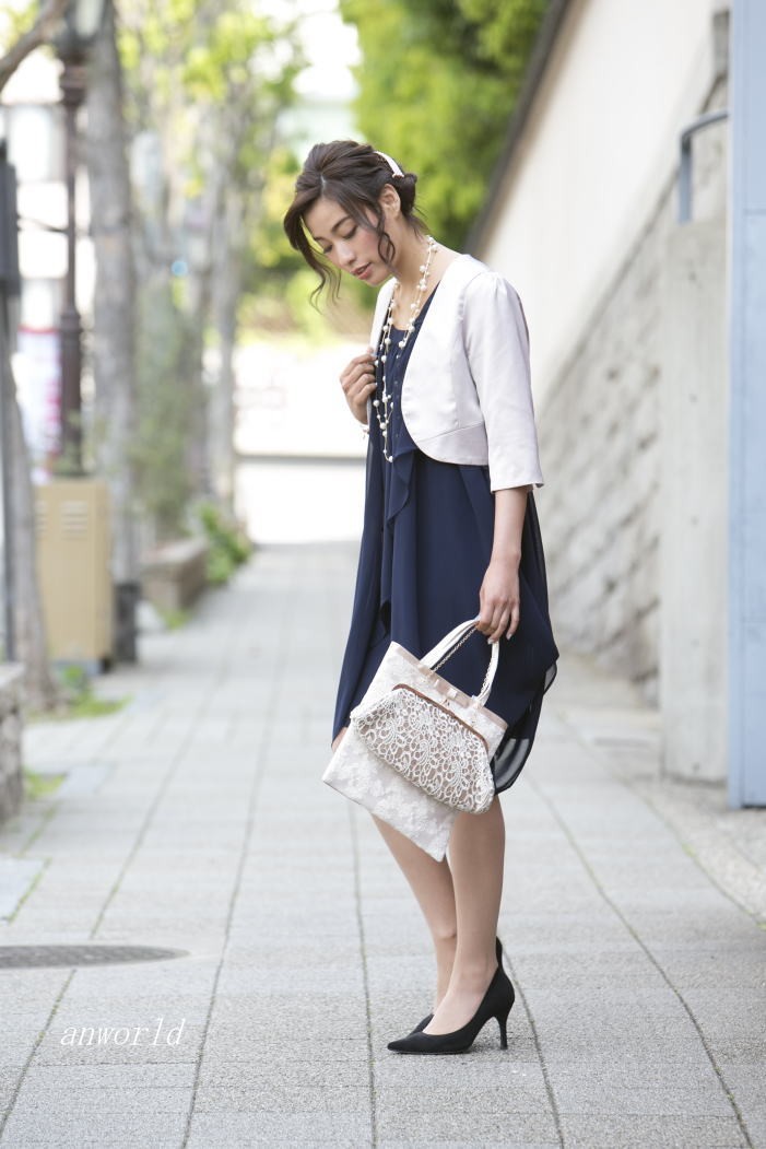 パーティーバッグ 結婚式 バッグ クラッチ 大きめ レース がま口