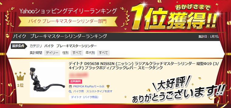 DAYTONA（デイトナ） D95658 NISSIN (ニッシン) ラジアルクラッチ