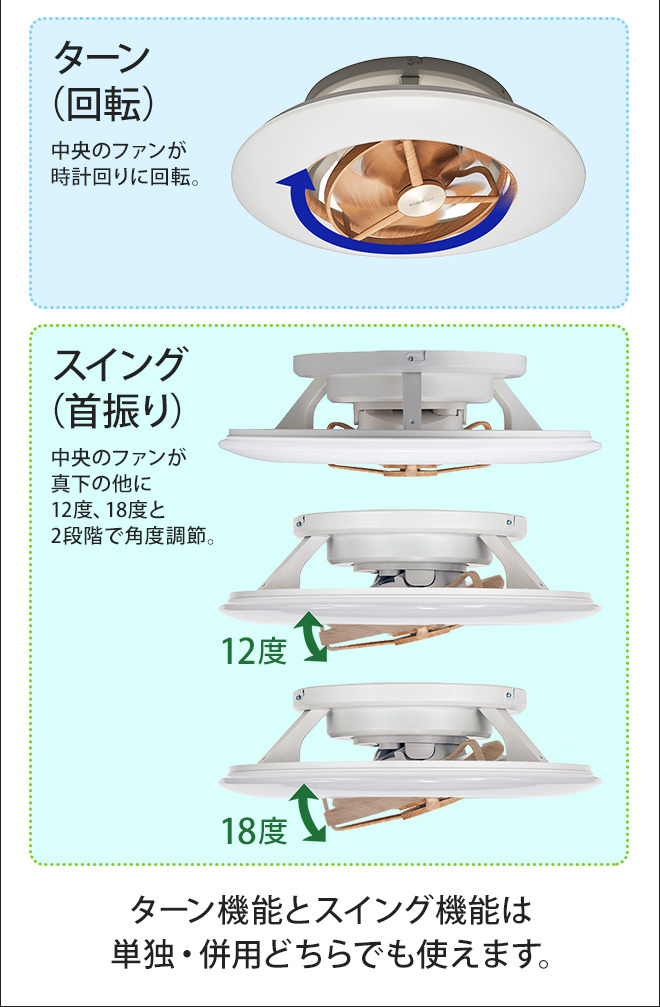 DOSHISHA（ドウシシャ） シーリングファン サーキュライト スイング