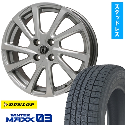 WINTER MAXX 03 155/70R13スタッドレスタイヤ ホイール4本セット