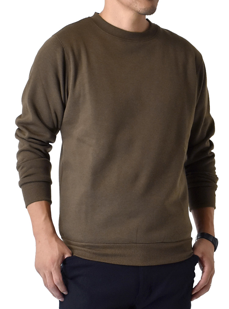 ARUGE（アルージェ） スウェット トレーナー メンズ TC裏起毛