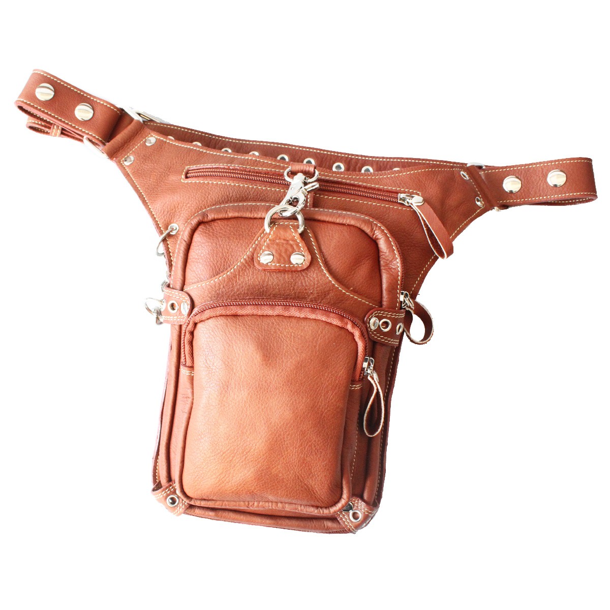 バッグ メンズ レッグポーチ 本革 レザー レッグバッグ ヒップバッグ