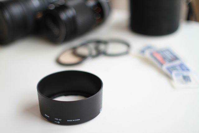 Nikon レンズフード HB-47 互換品 一眼レフ用交換レンズ AF-S NIKKOR