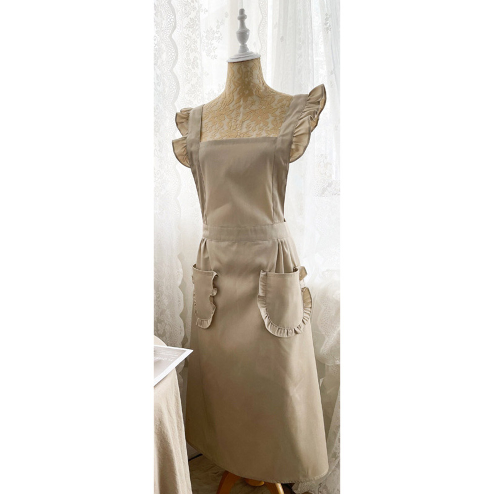 フリル 通販フリル エプロン おしゃれ 大人 レディース かわいい